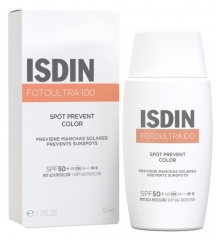 Isdin FotoUltra 100 Spot Prevent Color SPF50+ Pr&eacute;vention des taches solaires 50 ml