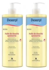 Dexeryl Huile de Douche Apaisante - Lot de 2 x 500 ml