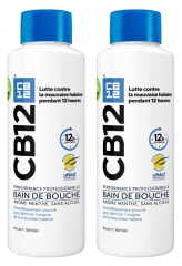 CB12 12 Heures Rin&ccedil;age buccal Lot de 2 x 500 ml