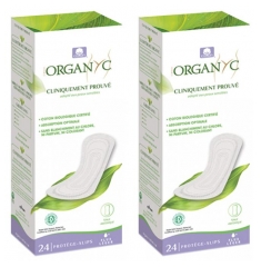Organyc Prot&egrave;ge-slips Lot de 2 x 24