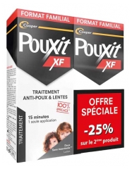 Pouxit XF Lotion Anti-Poux et Lentes Lot 2 x 200 ml Offre Sp&eacute;ciale