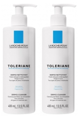 La Roche-Posay Tol&eacute;riane Dermo-Nettoyant - Lot de 2 x 400 ml