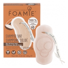 Foamie Shampoing Solide Cheveux Secs et Fris&eacute;s - Kiss me Argan