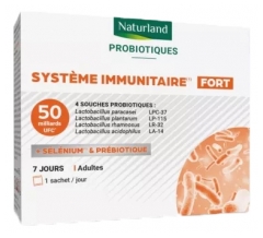 Naturland Probiotiques Syst&egrave;me Immunitaire Fort 7 Sachets