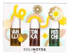 Solinotes Trio Brumes Parfum&eacute;es Vanille Tonka Pistache 3 x 60 ml