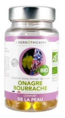 L'Herb&ocirc;thicaire Huile d'Onagre et de Bourrache Bio 60 Capsules