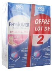 Physiomer B&eacute;b&eacute; Hygi&egrave;ne du Nez Spray Nasal Lot 2 x 115 ml