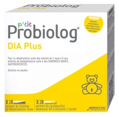 Probiolog P'Tit Dia+ Enfant-Nourrisson - 2 x 10 Sticks de Poudre Orale