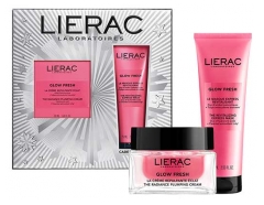 Lierac Glow Fresh La Cr&egrave;me Repulpante &Eacute;clat Peaux Normales &agrave; S&egrave;ches + Le Masque Express Revitalisant Toutes Peaux 75 ml Offert
