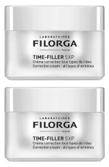Filorga TIME-FILLER 5XP Cr&egrave;me Correctrice Tous Types de Rides Lot de 2 x 50 ml