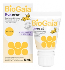 BioGaia EVO B&eacute;b&eacute; Gouttes Probiotiques D&egrave;s la Naissance 5 ml