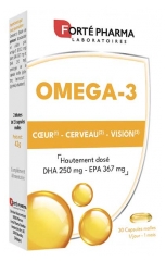 Fort&eacute; Pharma Omega-3 30 Capsules Molles