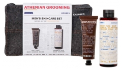 Korres Athenian Grooming Soin Anti-&Acirc;ge Multi-D&eacute;fense Toutes Peaux 50 ml + Gel Nettoyant du Barbier Visage + Barbe Toutes Peaux 250 ml
