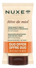 Nuxe R&ecirc;ve de Miel Cr&egrave;me Mains et Ongles R&eacute;paratrice et Nourrissante 2 x 50 ml