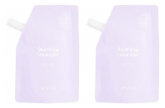 Haan Gel hydroalcoolique d&eacute;sinfectant mains Soothing Lavender Recharge Lot de 2 x 100 ml