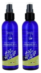Simply Bio Lot de 2 x 200 ml Eau Florale d'Hamam&eacute;lis Bio