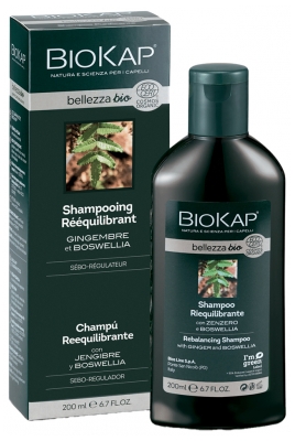 Biokap Bellezza Shampoing Rééquilibrant Cheveux Gras Bio 200 ml
