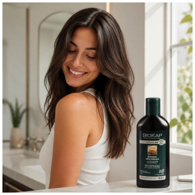 Biokap Bellezza Shampoing Ultra Délicat Tous Type de Cheveux Bio 200 ml