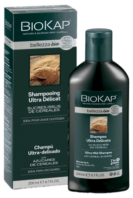 Biokap Bellezza Shampoing Ultra Délicat Tous Type de Cheveux Bio 200 ml