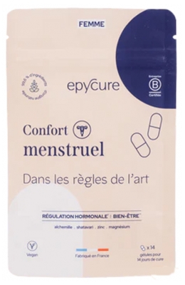 Epycure Cure Confort Menstruel - 14 Jours - X14 Gélules - 1/Jour