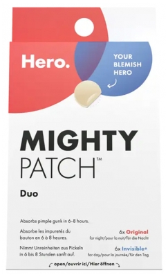 Hero Mighty Patch Duo Anti-Boutons 12 Patchs