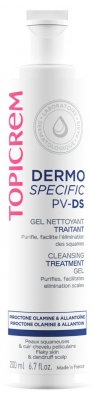 Topicrem DERMO SPECIFIC PV-DS Gel Nettoyant Traitant Squames 200 ml