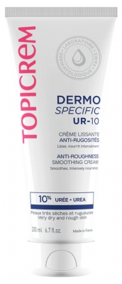 Topicrem DERMO SPECIFIC UR-10 Crème Lissante Anti-Rugosités Peaux Très Sèches 200 ml