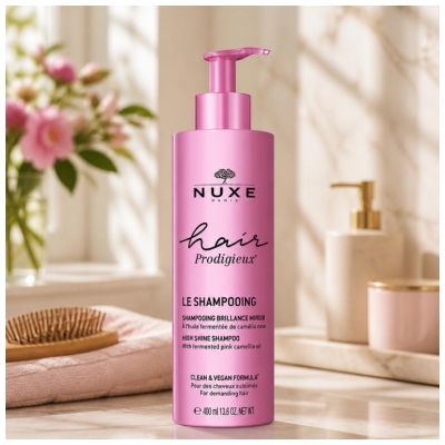 Nuxe Hair Prodigieux Le Shampooing Brillance Miroir Cheveux Sublimés 400 ml