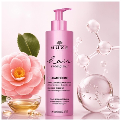 Nuxe Hair Prodigieux Le Shampooing Brillance Miroir Cheveux Sublimés 400 ml