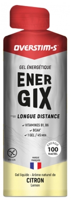 Overstims Gel Energix - Saveur : Citron