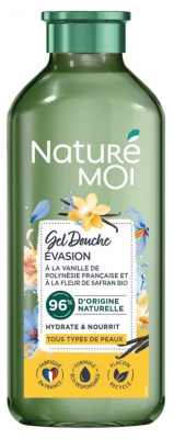 Naturé Moi Gel Douche Évasion Vanille et Fleur de Safran Tous Types de Peaux 250 ml