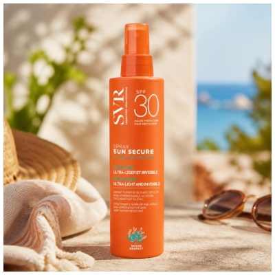 SVR Sun Secure Spray Solaire Hydratant Peux Hypersensibles SPF30 200 ml