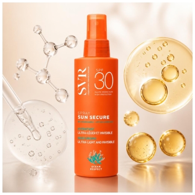 SVR Sun Secure Spray Solaire Hydratant Peux Hypersensibles SPF30 200 ml
