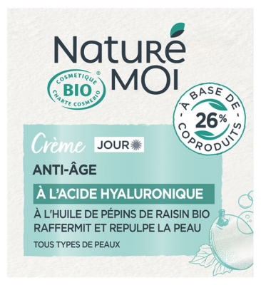 Naturé Moi Crème Jour Anti-Âge Tous Types de Peaux Bio 50 ml