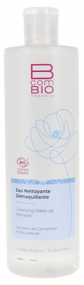 BcomBIO Eau Nettoyante Démaquillante Visage et Yeux Bio 400 ml