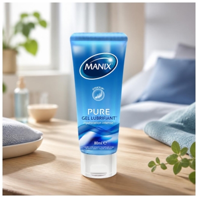 Manix Pure Gel Lubrifiant Hydratation Intense 80 ml
