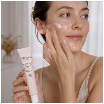 Melvita NectarCalm Baume Apaisant Rougeurs Peaux Sensibles Bio 40 ml
