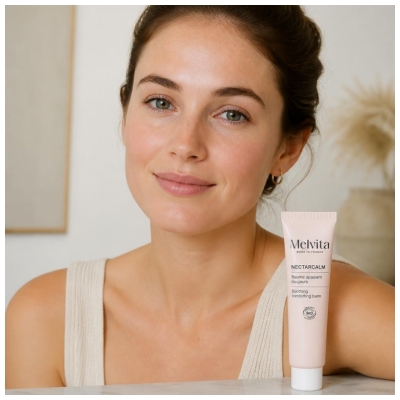 Melvita NectarCalm Baume Apaisant Rougeurs Peaux Sensibles Bio 40 ml