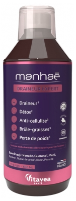 Vitavea Manhaé Draineur Expert - Favorise Drainage & Perte de Poids 500 ml