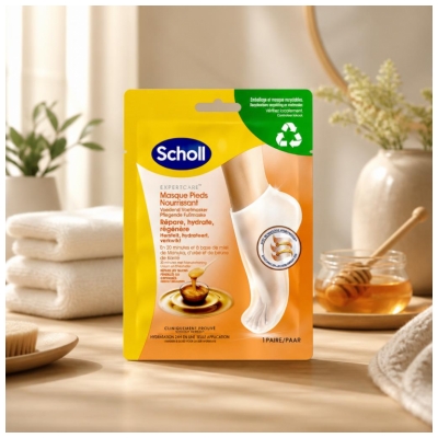 Scholl ExpertCare Masque Pieds au Miel de Manuka
