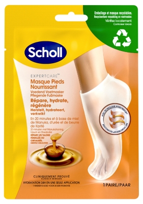 Scholl ExpertCare Masque Pieds au Miel de Manuka