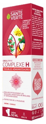 Santé Verte Circulymphe Complexe H Crème - Trouble Hémorroïdaires - 50 ml