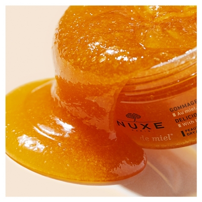 Nuxe Rêve de Miel Gommage Gourmand Nourissant Corps (Peaux Sèches et Sensibles) 175 ml