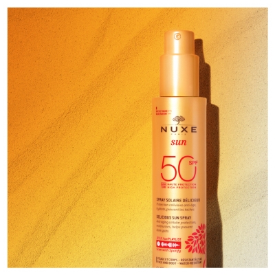 Nuxe Sun Spray Solaire Délicieux Visage et Corps SPF50 150 ml