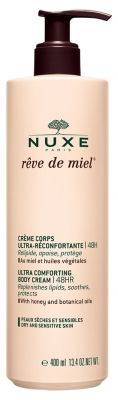 Nuxe Rêve de Miel Crème Corps Ultra-Réconfortante 24H (Peaux Sèches et Sensibles) 400 ml
