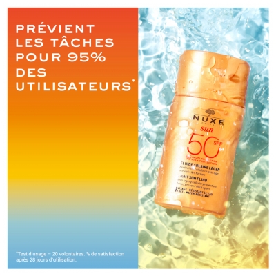 Nuxe Sun Fluide Solaire Léger Visage SPF50 50 ml