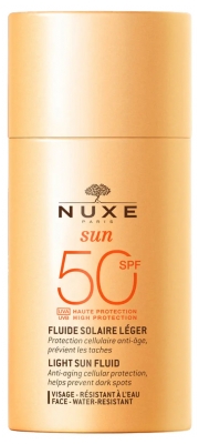 Nuxe Sun Fluide Solaire Léger Visage SPF50 50 ml