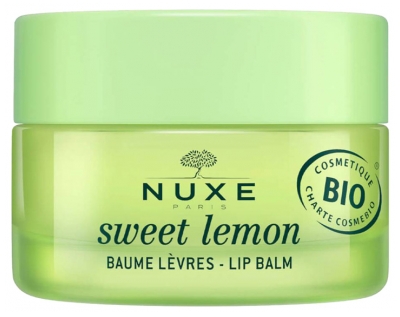 Nuxe Sweet Lemon Baume Lèvres Sèches ou Fragilisées Bio 15 g