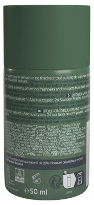 Cattier Men Déodorant Fraîcheur Roll-On Bio 50 ml