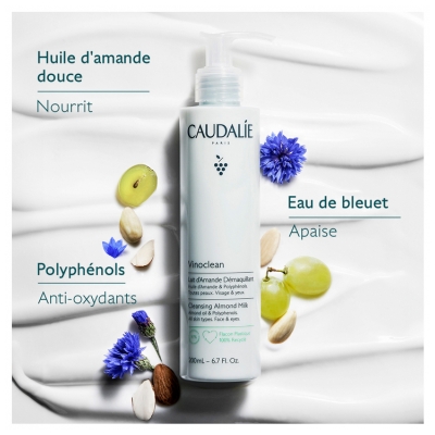 Caudalie Lait d'Amande Démaquillant - 200 ml